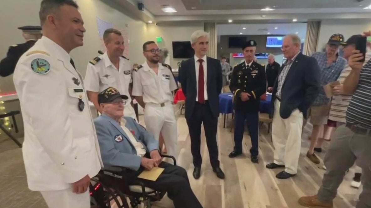 WWII veteran receives France's highest honor